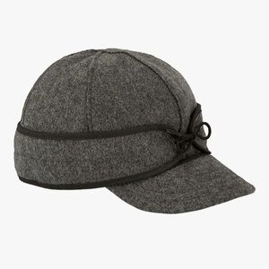 Stormy Kroger Gray Wool Cap with Black Trim